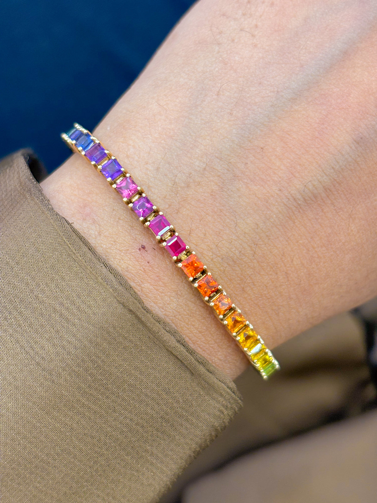 Rainbow Gemstone Bracelet