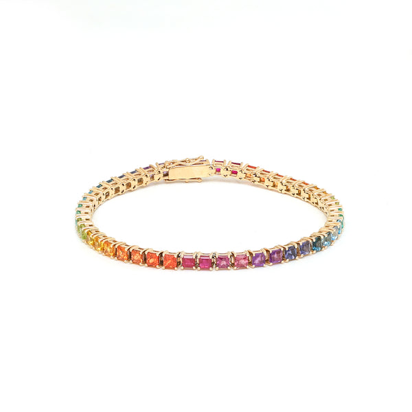 Rainbow Gemstone Bracelet