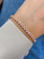 Pink Sapphire Bracelet