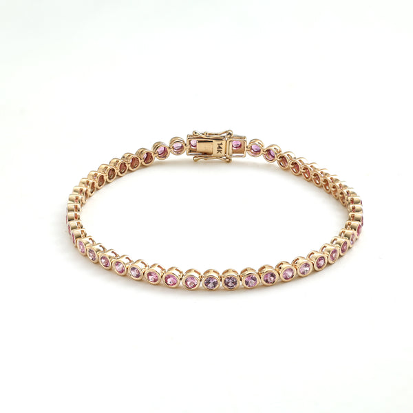 Pink Sapphire Bracelet