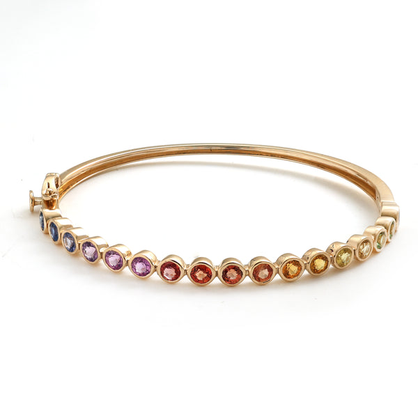 Rainbow Sapphire Bracelet