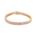 Pink Sapphire Bracelet