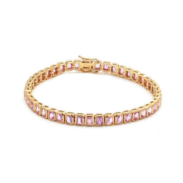 Pink Sapphire Bracelet