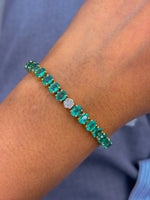 Emerald Diamond Bracelet