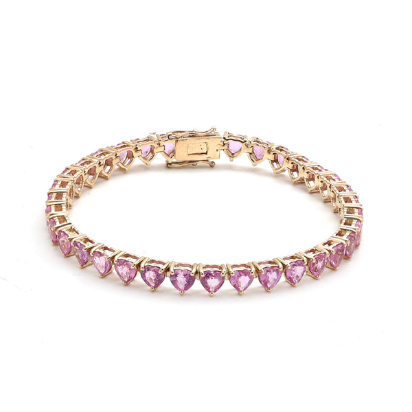 Pink Sapphire Bracelet