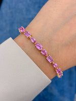 Pink Sapphire Bracelet