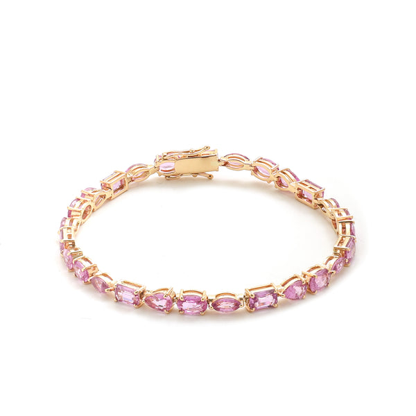 Pink Sapphire Bracelet