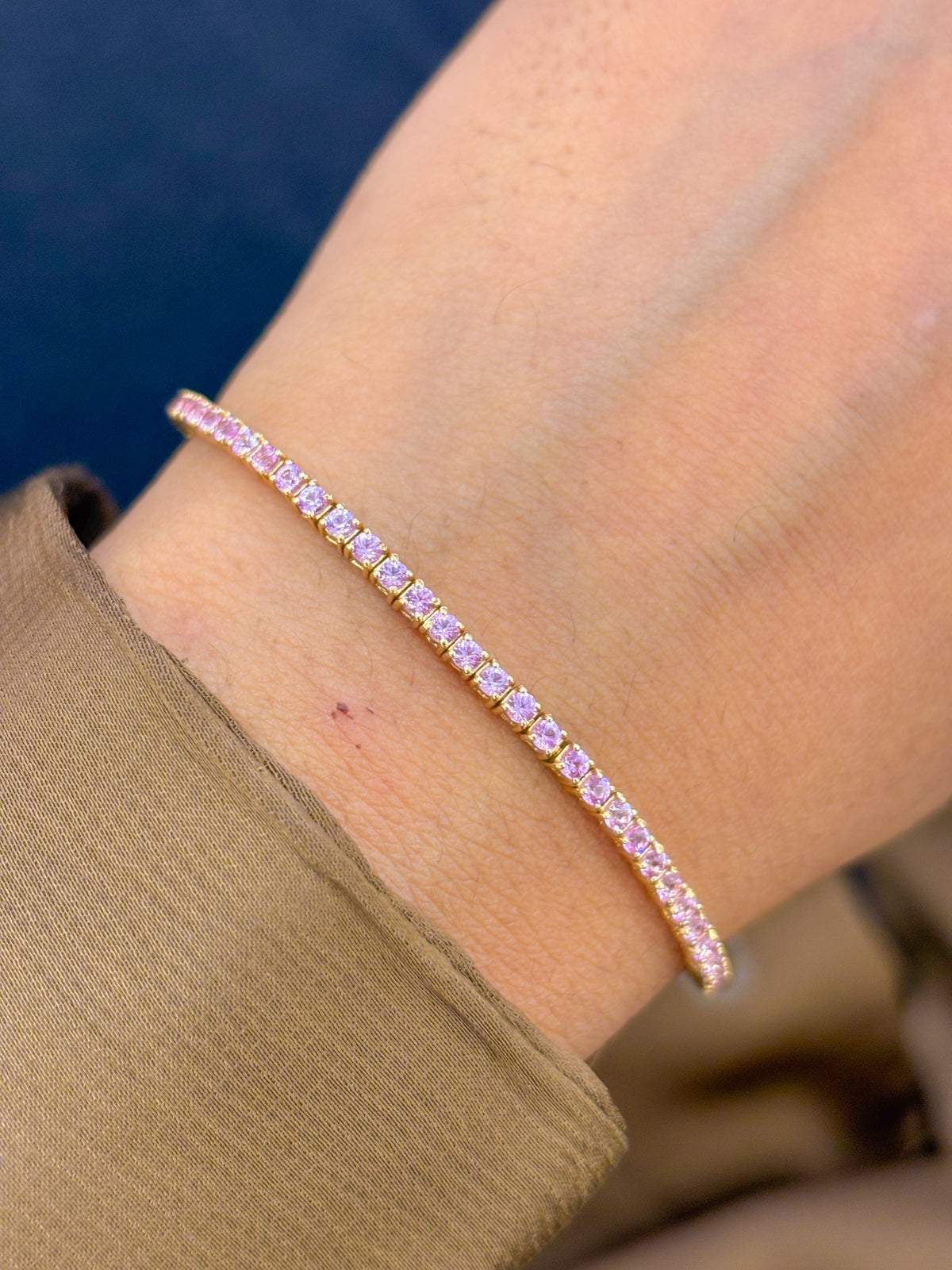 Pink Sapphire Bracelet