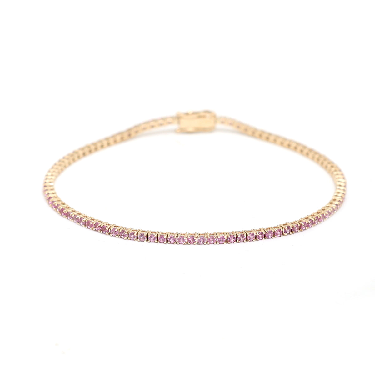 Pink Sapphire Bracelet