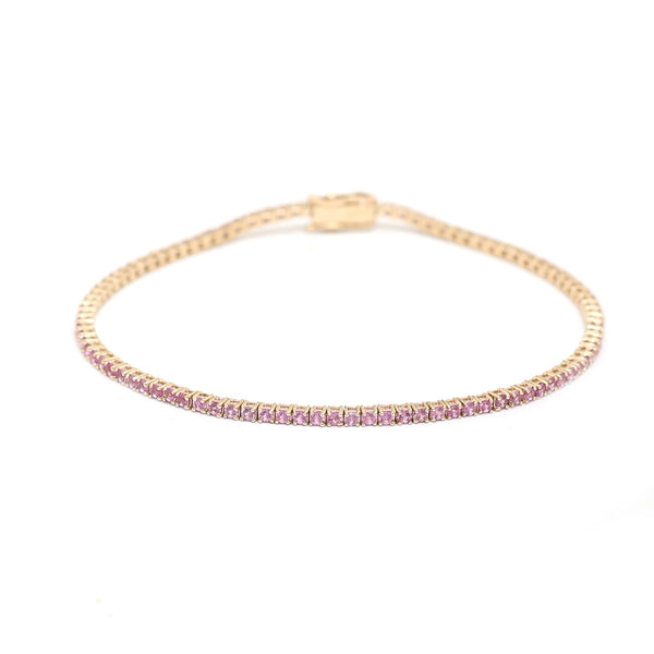 Pink Sapphire Bracelet