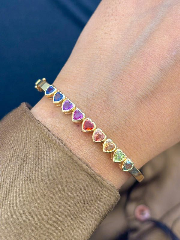 Rainbow Sapphire Bracelet