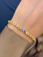Rainbow Sapphire Bracelet