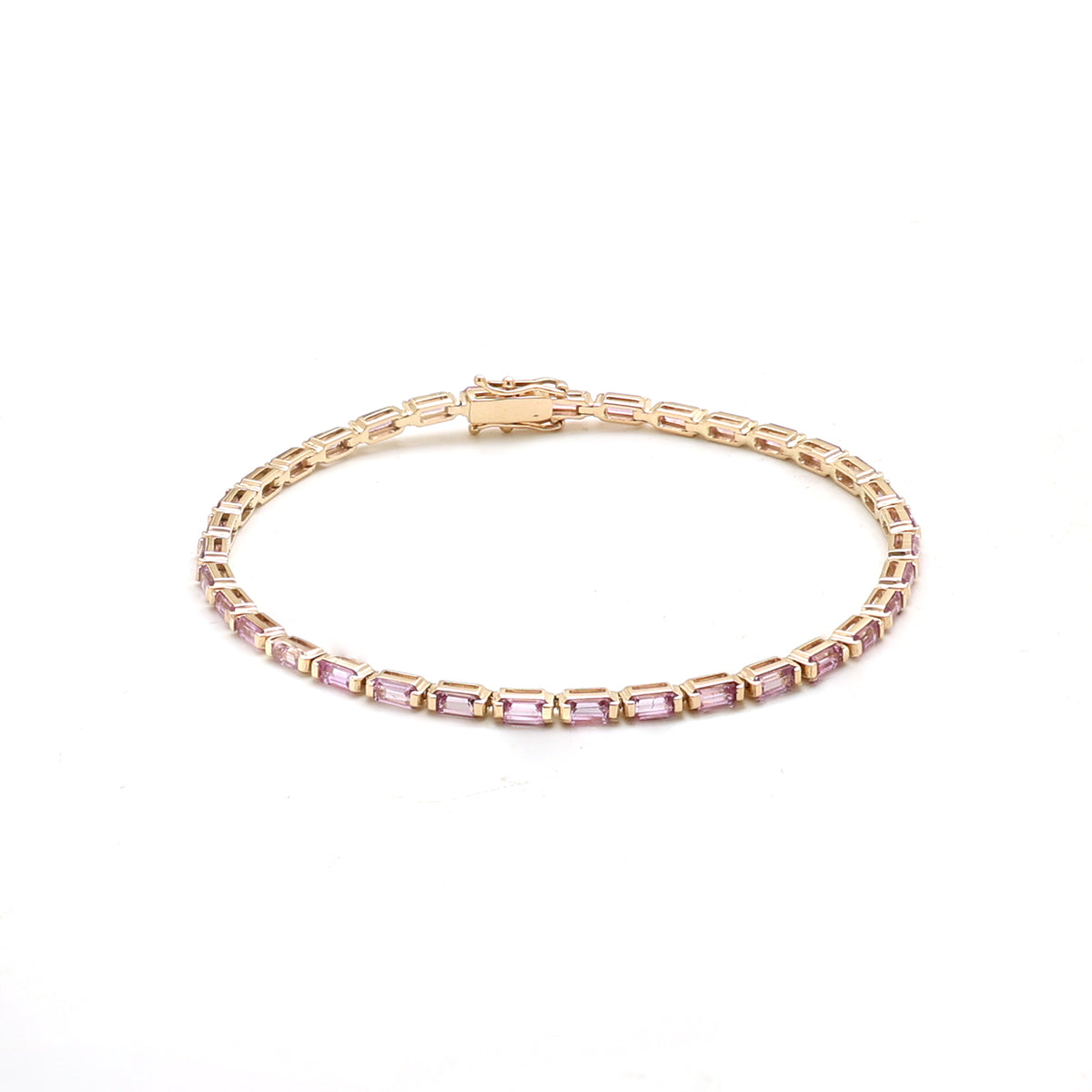 Pink Sapphire Bracelet