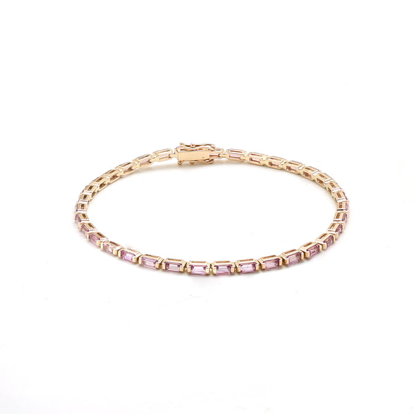 Pink Sapphire Bracelet