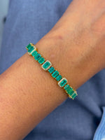 Emerald Diamond Bracelet