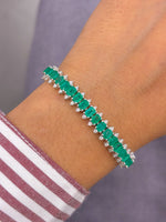 Emerald Diamond Bracelet