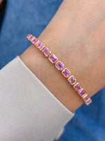 Pink Sapphire Bracelet