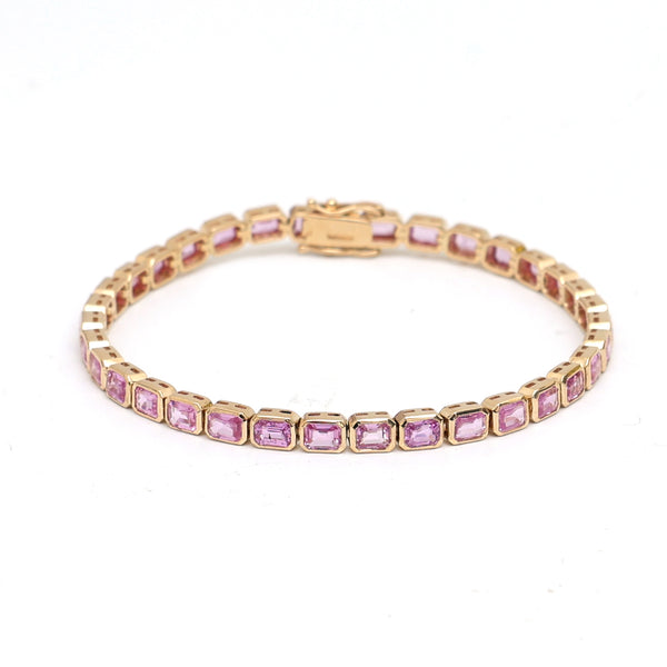Pink Sapphire Bracelet