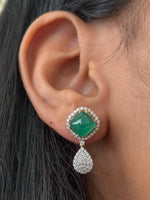 Emerald Diamond Earrings