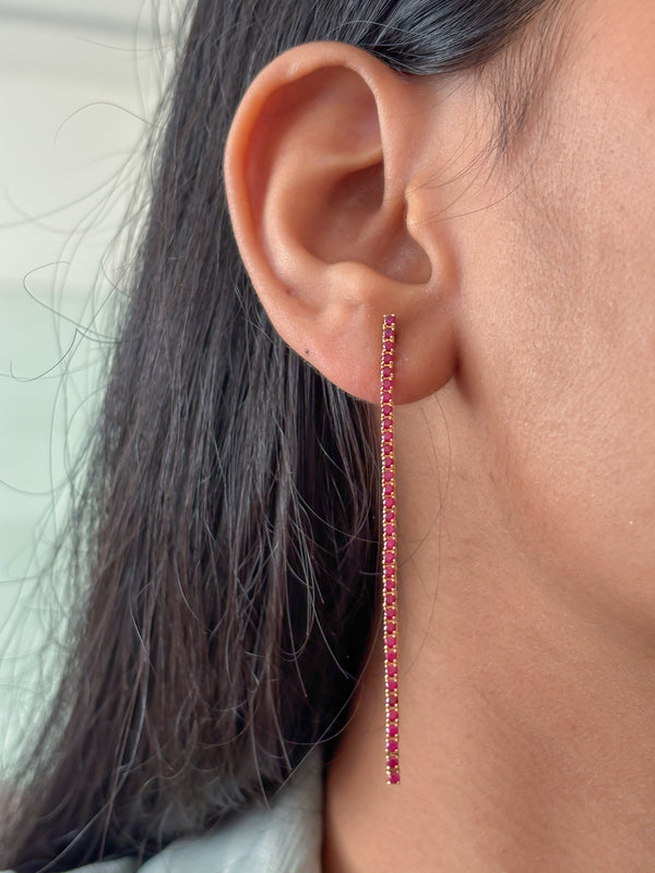 Ruby Earrings