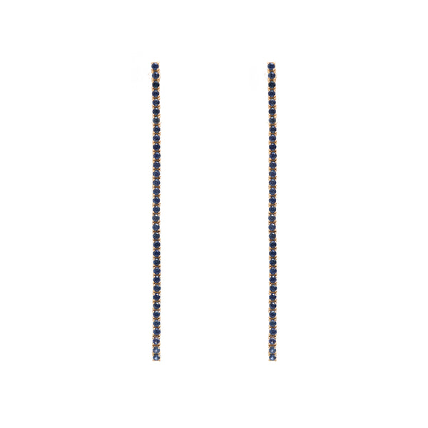 Blue Sapphire Earrings