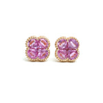 Pink Sapphire Earrings