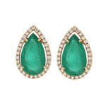 Emerald Diamond Earrings