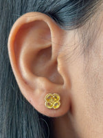 Yellow Sapphire Earrings