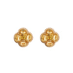 Yellow Sapphire Earrings
