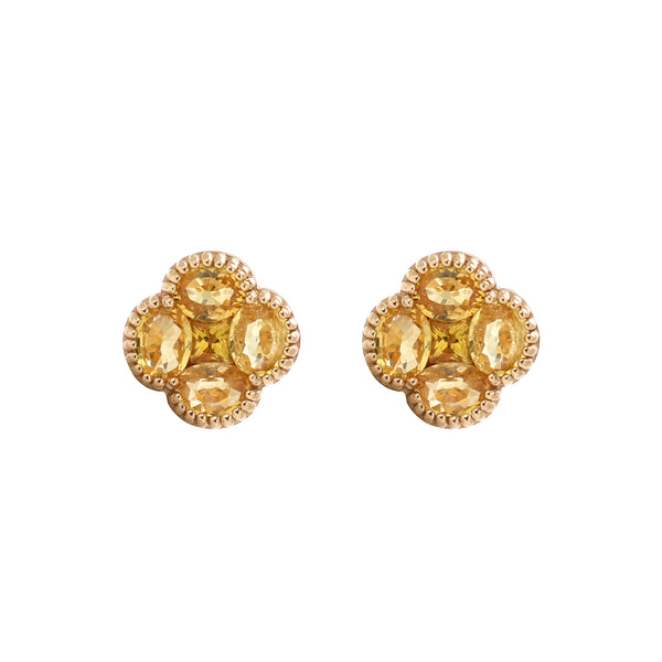 Yellow Sapphire Earrings