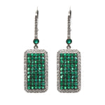 Emerald Diamond Earrings