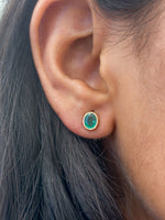 Emerald Diamond Earrings