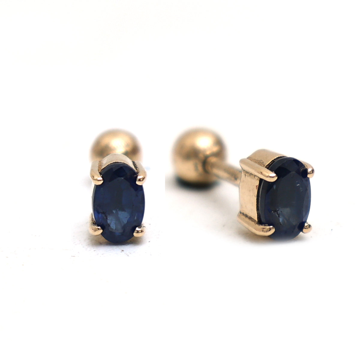 Blue Sapphire Earrings
