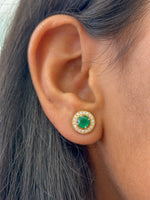 Emerald Diamond Earrings