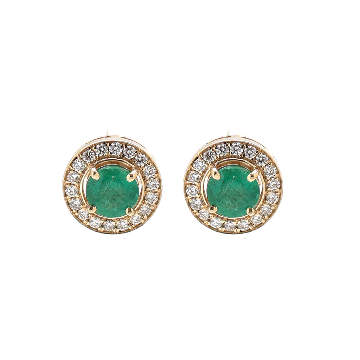Emerald Diamond Earrings