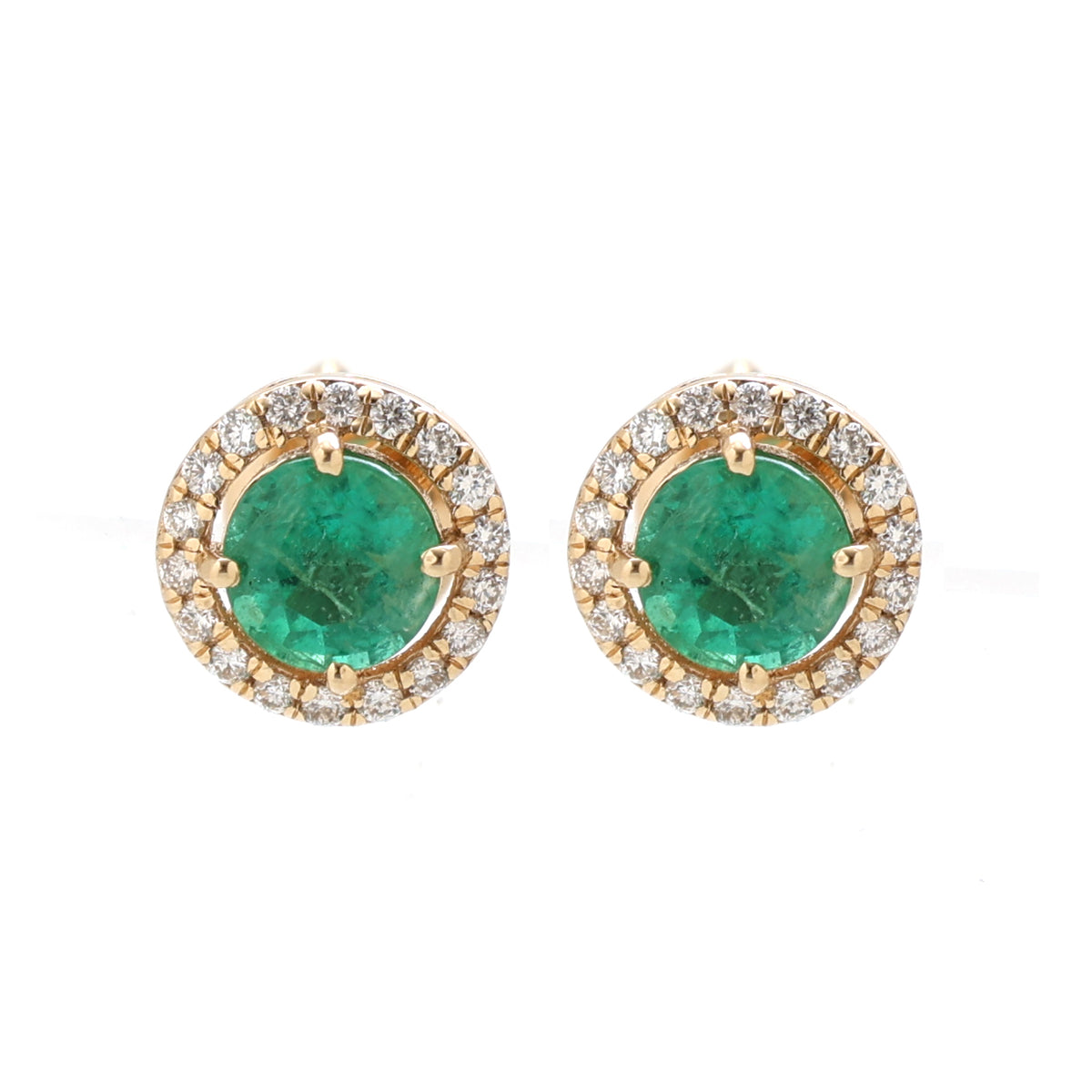 Emerald Diamond Earrings