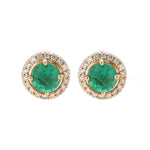 Emerald Diamond Earrings