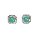 Emerald Diamond Earrings