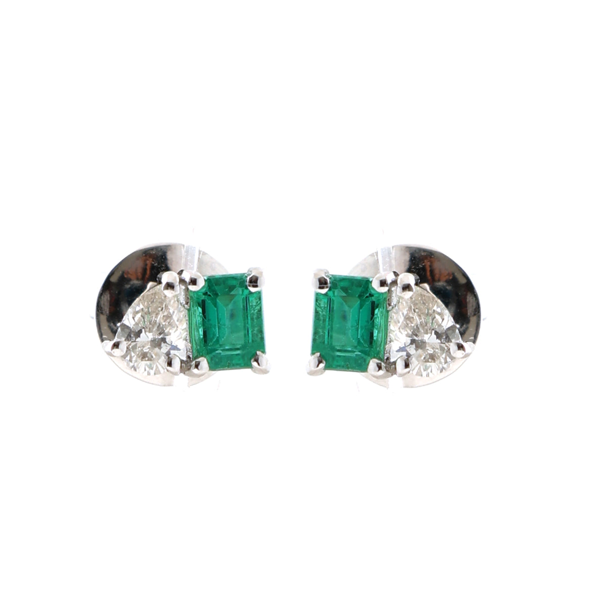 Emerald Diamond Earrings