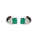 Emerald Diamond Earrings