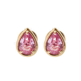Pink Sapphire Earrings
