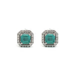 Emerald Diamond Earrings
