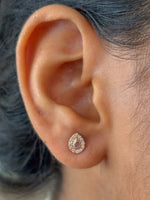Pink Diamond Earrings