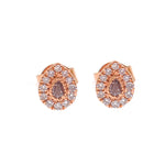 Pink Diamond Earrings
