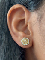 Yellow Diamond Diamond Earrings