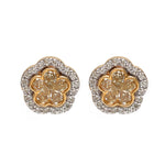 Yellow Diamond Diamond Earrings