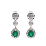 Emerald Diamond Earrings