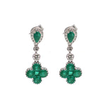 Emerald Diamond Earrings