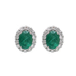 Emerald Diamond Earrings