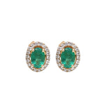 Emerald Diamond Earrings
